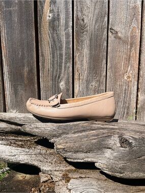 Naturalizer N5 Comfort Kristo Beige Leather Loafer size 7.5